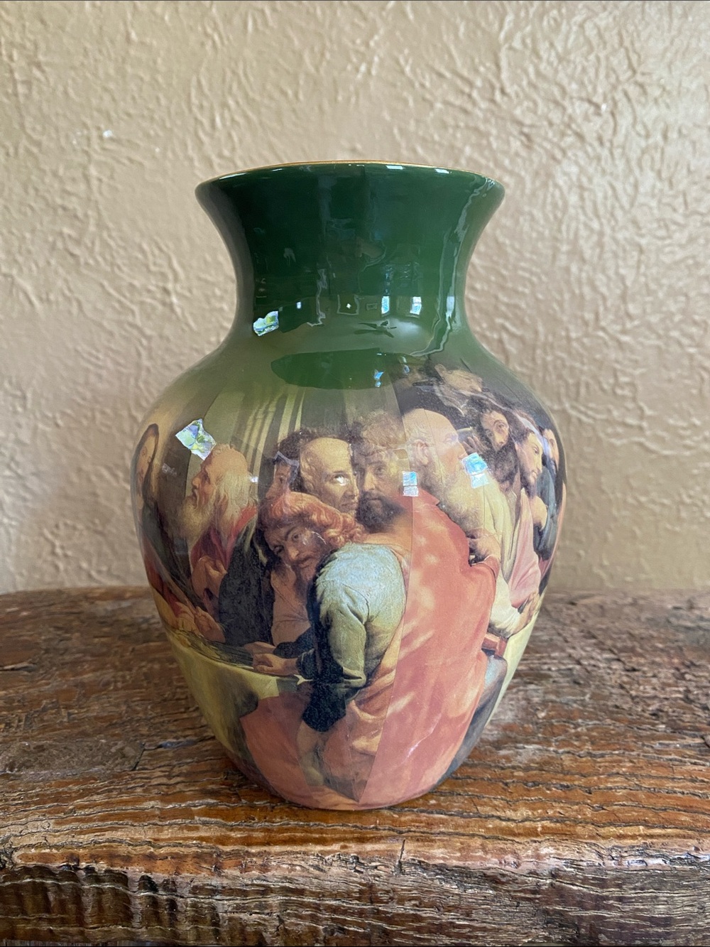 ✝️Vintage✝️The Last Supper Vase - Picture 4 of 8